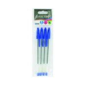 stylo bille bleu *4