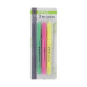 surligneurs 3 couleurs