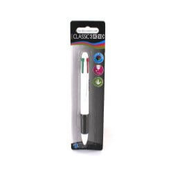 stylo 4 couleurs retractable ulmann
